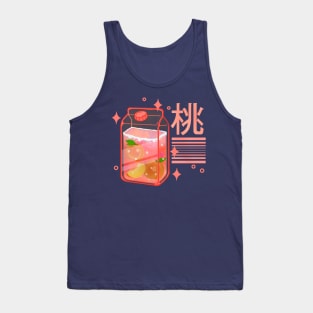 Kawaii Peach Drink Tank Top